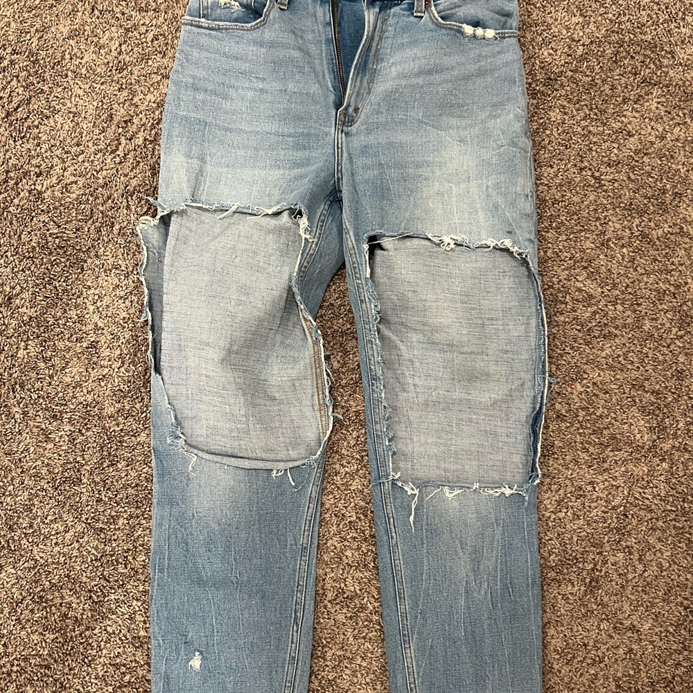 Abercrombie & Fitch Light Blue High Rise Jeans